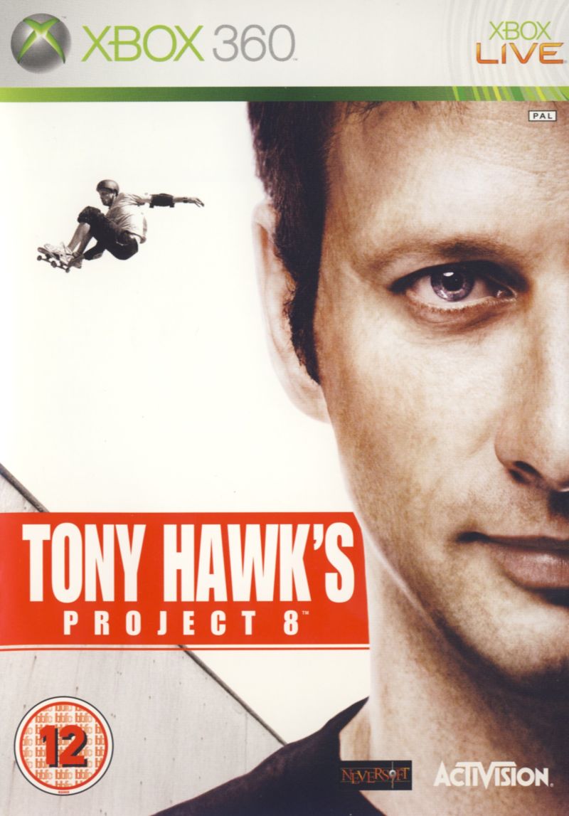 Tony Hawk Project 8 box art for Xbox 360